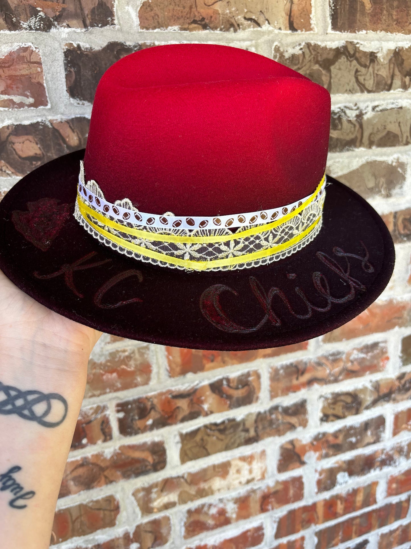 Chiefs flat brim hat