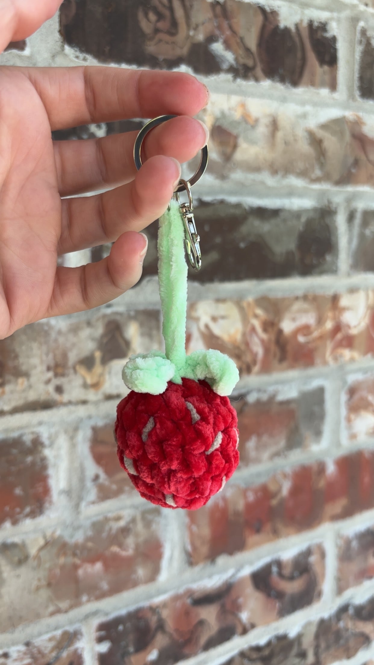 Strawberry keychain