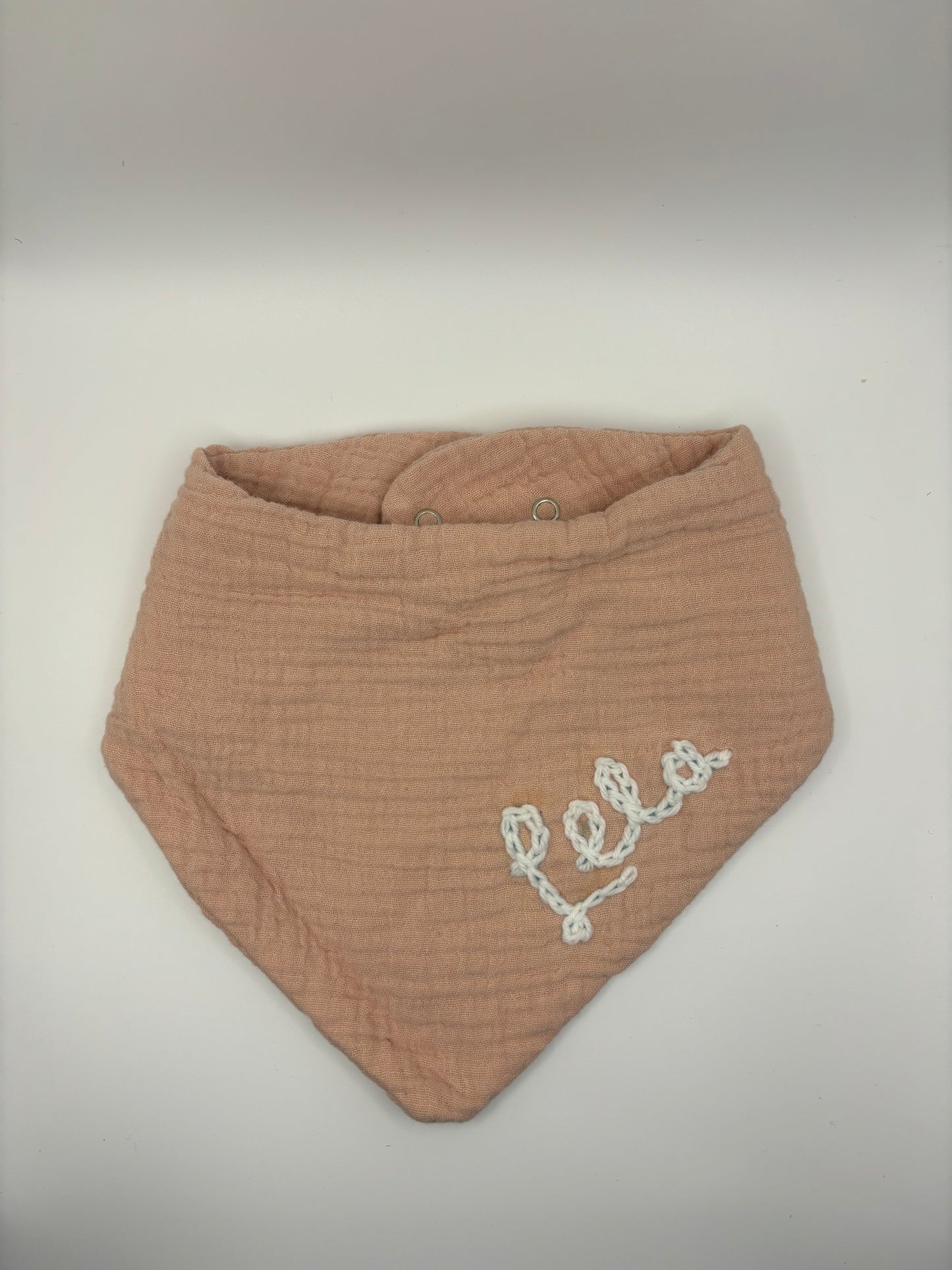 Personalized Muslin Bib (Custom in text box below)